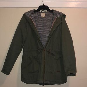 Green Roxy coat